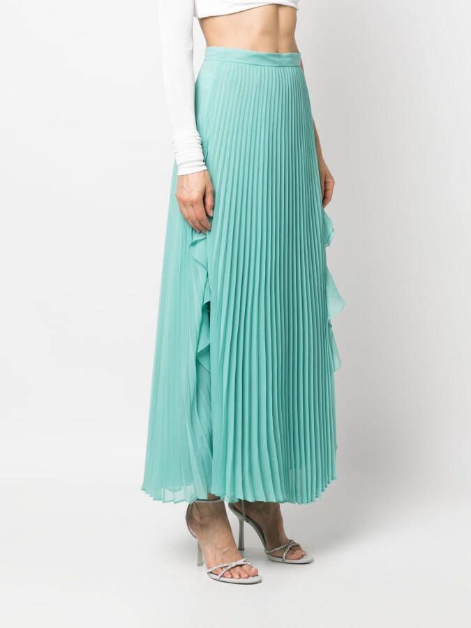 PINKO Midi-rok met ruches Groen