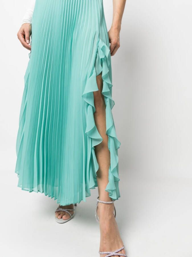 PINKO Midi-rok met ruches Groen