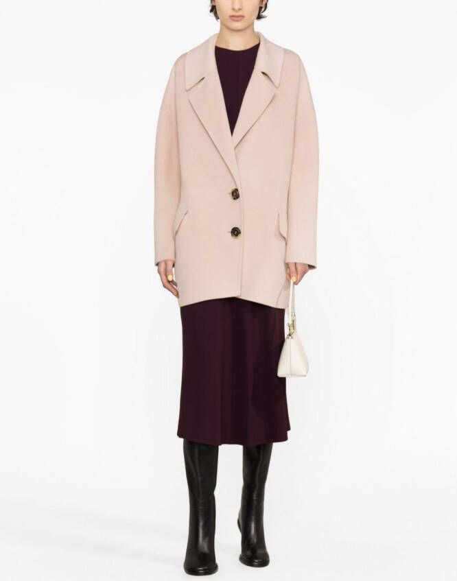 PINKO Jas met enkele rij knopen Beige