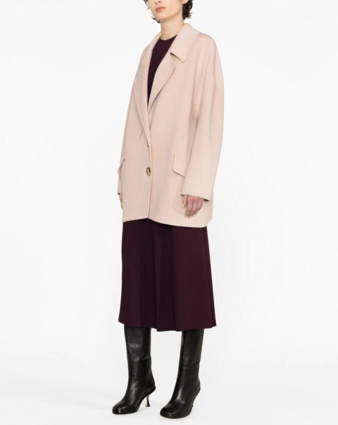 PINKO Jas met enkele rij knopen Beige