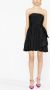 PINKO Strapless mini-jurk Zwart - Thumbnail 4