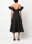 PINKO Midi-jurk met ceintuur Zwart - Thumbnail 4