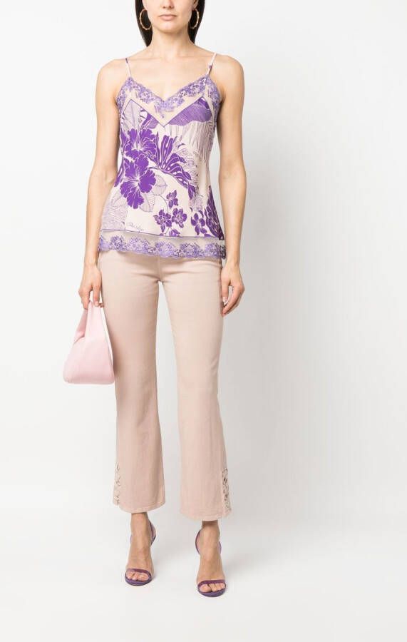 PINKO Top met borduurwerk Beige