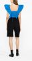 PINKO Top met ruche Blauw - Thumbnail 4