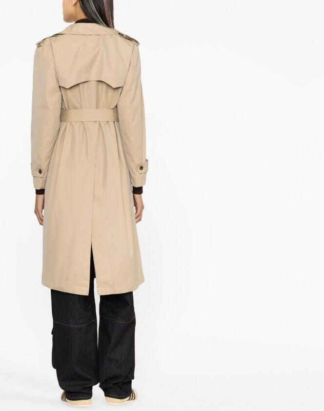 PINKO Trenchcoat met gesp Bruin