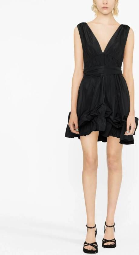 PINKO Mini-jurk met V-hals Zwart