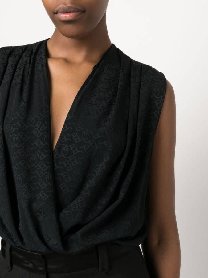 PINKO Mouwloze top Zwart
