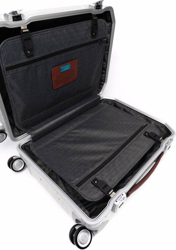 PIQUADRO Aluminium koffer Grijs