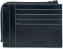 PIQUADRO B2 Revamp portemonnee met rits Blauw - Thumbnail 2