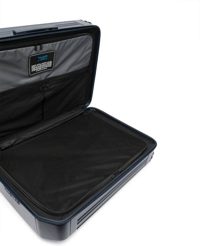 PIQUADRO Harde rolkoffer Blauw
