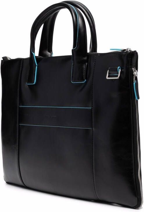 PIQUADRO Laptoptas Zwart