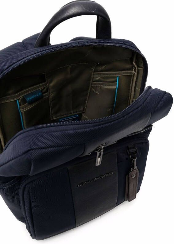 PIQUADRO Rugzak met vlakken Blauw