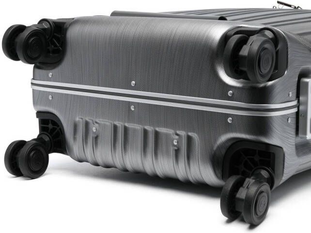PIQUADRO Spinner koffer met structuur Grijs