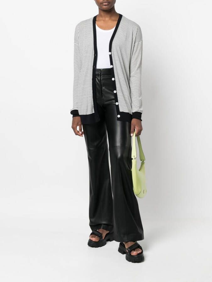 Plan C Gestreept vest Wit