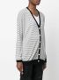Plan C Gestreept vest Wit - Thumbnail 3