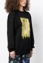 Plan C Sweater met print Zwart - Thumbnail 3