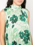 Plan C Maxi-jurk met bloemenprint Groen - Thumbnail 5