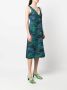 Plan C Midi-jurk met bloemenprint Groen - Thumbnail 3