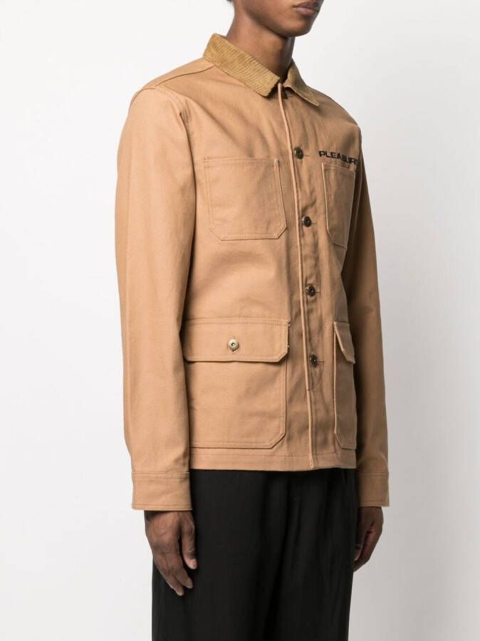 Pleasures Button-up jack Beige