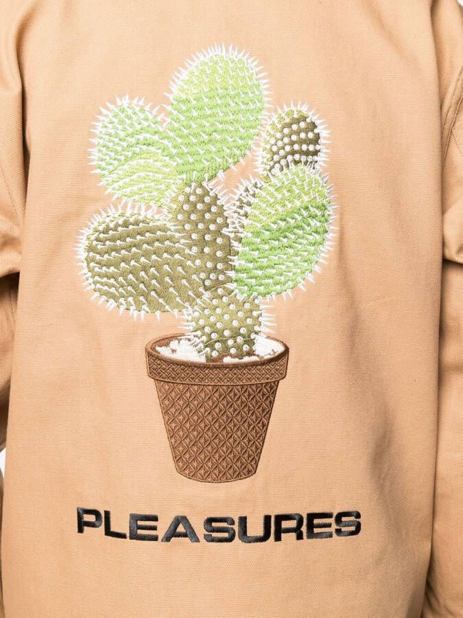 Pleasures Button-up jack Beige