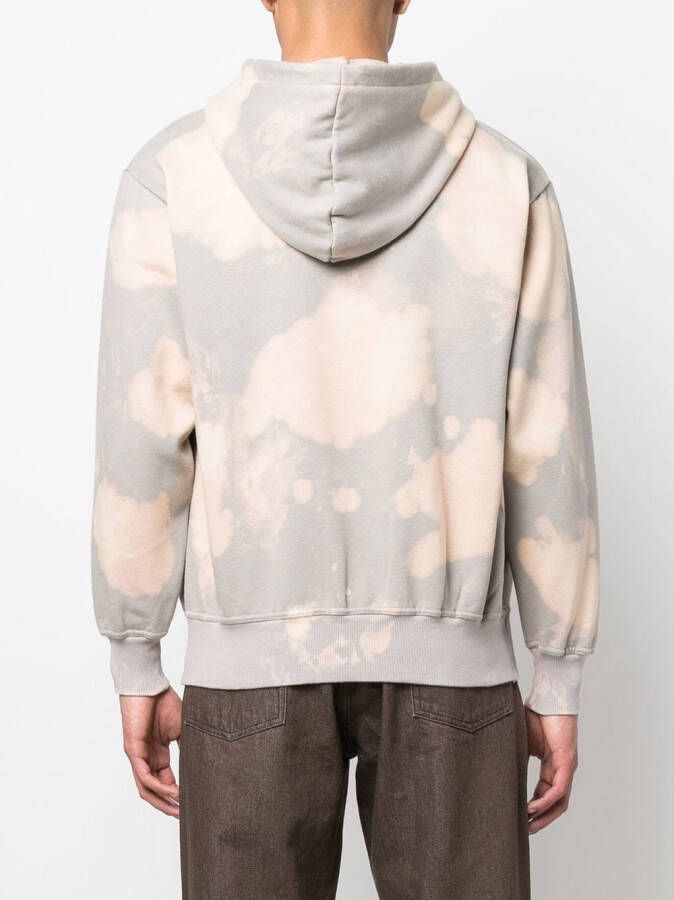 Pleasures Hoodie met gebleekt-effect Grijs
