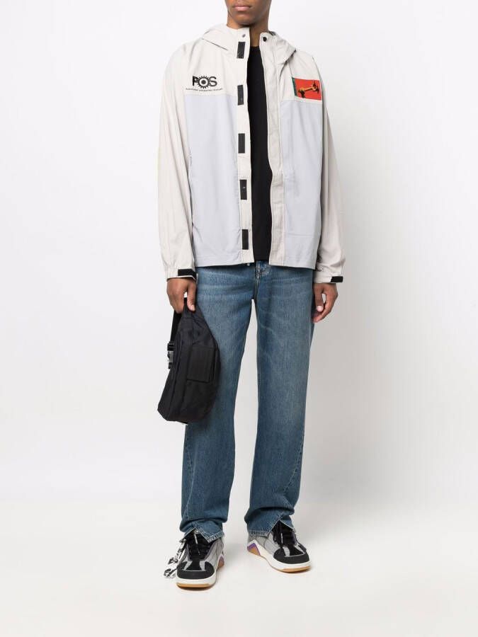 Pleasures Jack met patchdetail Grijs