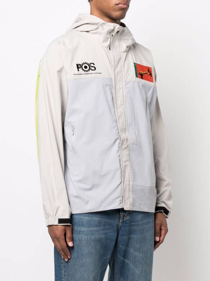 Pleasures Jack met patchdetail Grijs