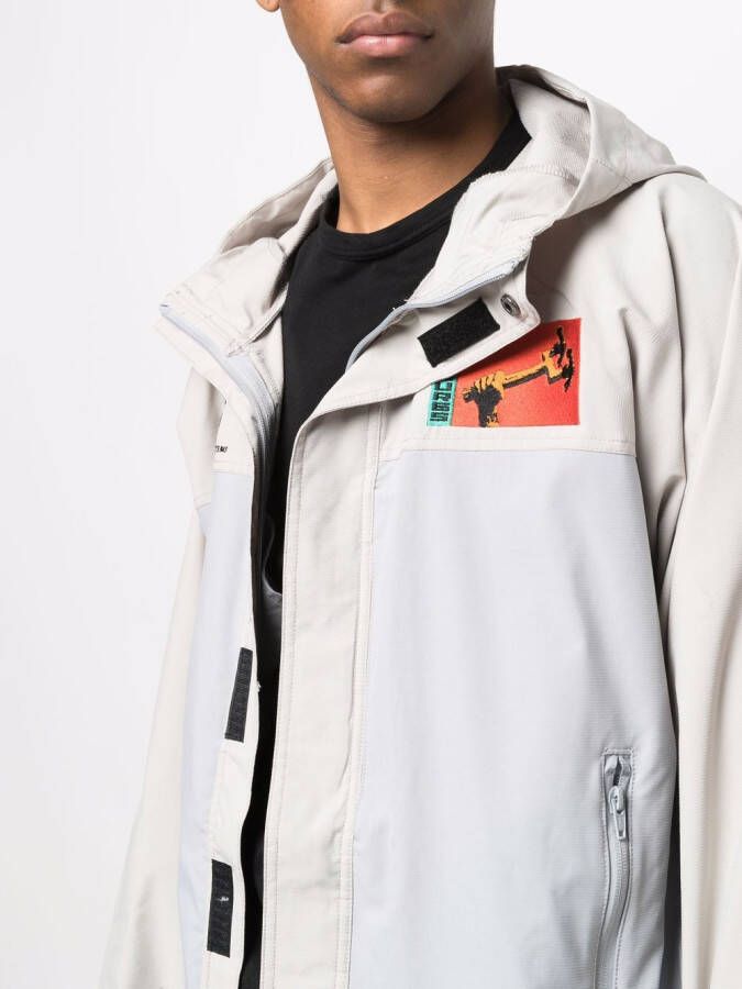 Pleasures Jack met patchdetail Grijs
