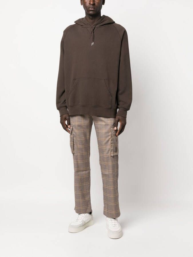 Pleasures Geruite broek Bruin