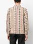 Pleasures Shirtjack met patroon Beige - Thumbnail 4