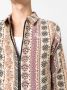 Pleasures Shirtjack met patroon Beige - Thumbnail 5