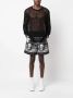 Pleasures Shorts met print Zwart - Thumbnail 2
