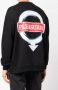Pleasures Sweater met ronde hals Zwart - Thumbnail 4