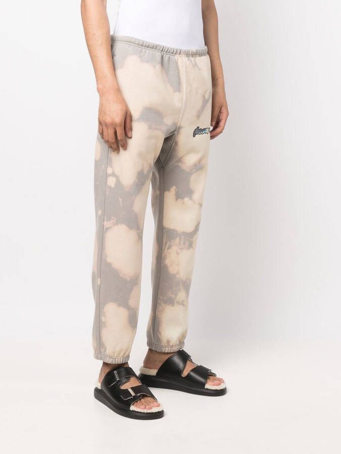 Pleasures Trainingsbroek met tie-dye print Grijs
