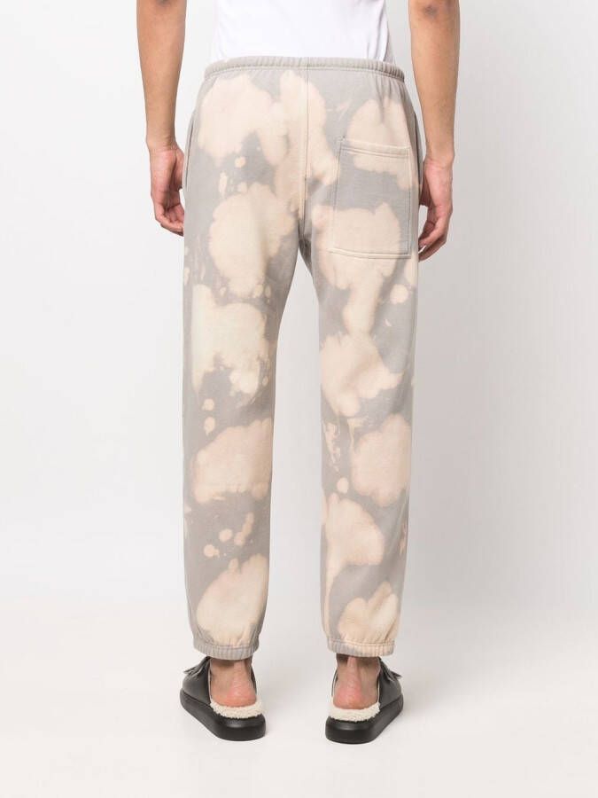 Pleasures Trainingsbroek met tie-dye print Grijs