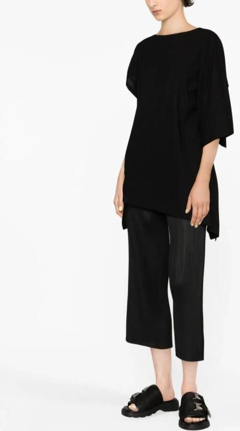 Pleats Please Issey Miyake Cropped plooibroek Zwart