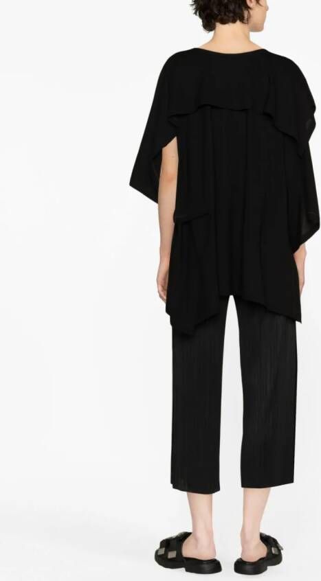 Pleats Please Issey Miyake Cropped plooibroek Zwart
