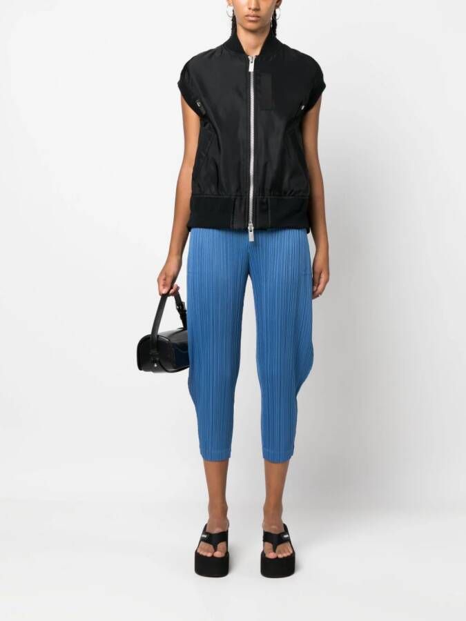 Pleats Please Issey Miyake Plissé broek Blauw