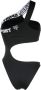 Plein Sport Asymmetrisch badpak Zwart - Thumbnail 2