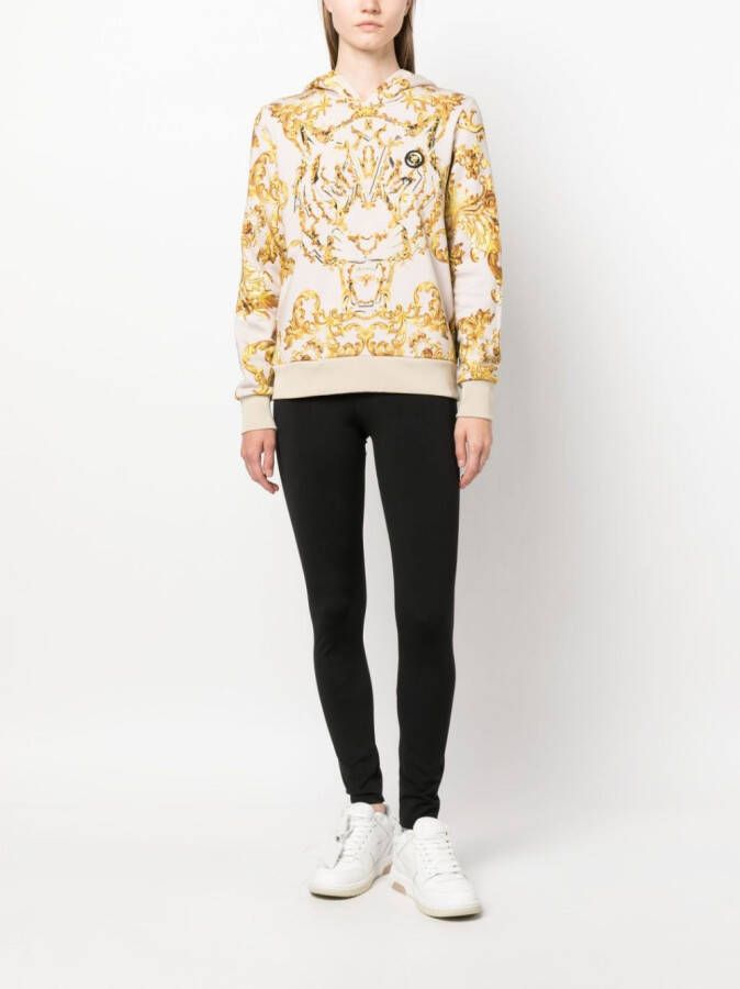 Plein Sport Blouse met barokprint Beige