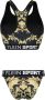 Plein Sport Bikini met barokprint Zwart - Thumbnail 2