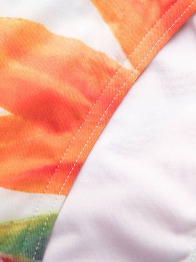 Plein Sport Bikini met bloemenprint Wit