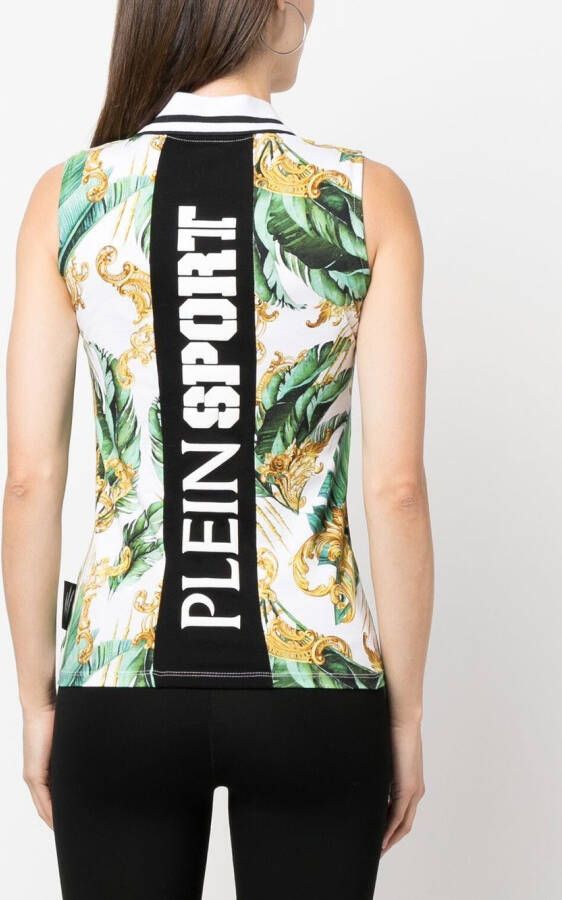 Plein Sport Blouse met bloemenprint Groen