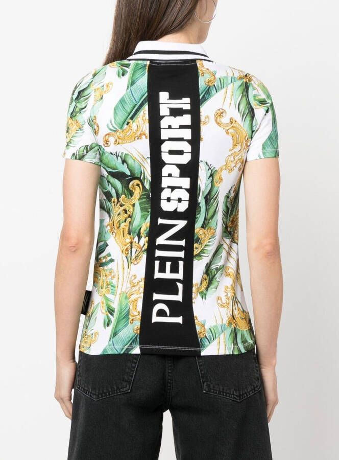 Plein Sport Blouse met bloemenprint Groen