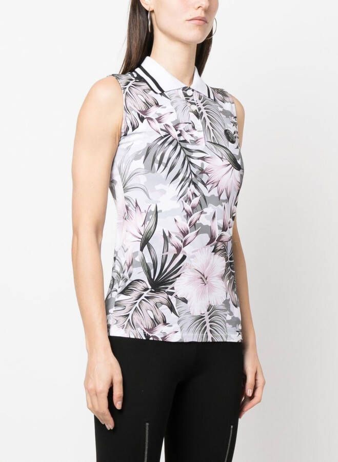 Plein Sport Blouse met bloemenprint Wit