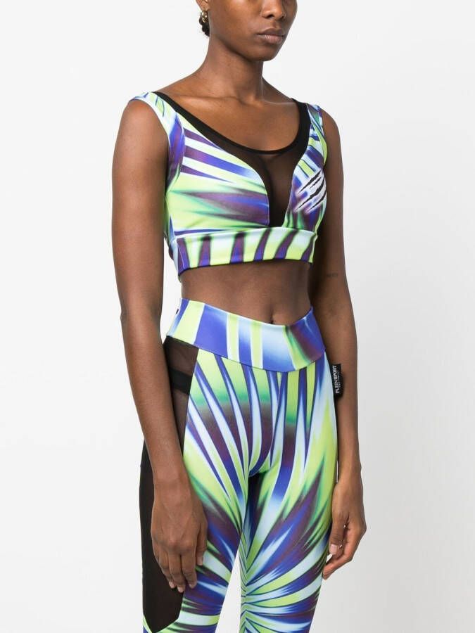 Plein Sport Cropped top Groen