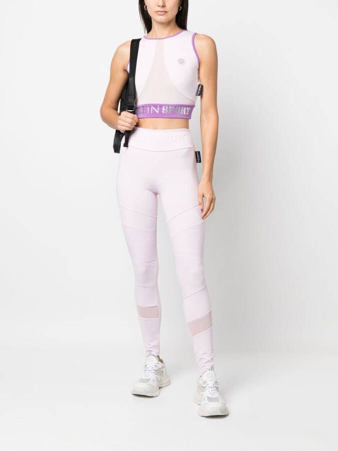 Plein Sport Cropped top Paars