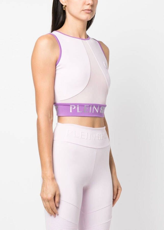 Plein Sport Cropped top Paars