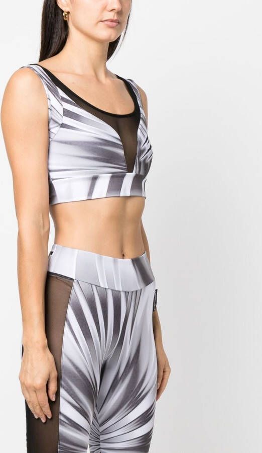 Plein Sport Cropped top Wit