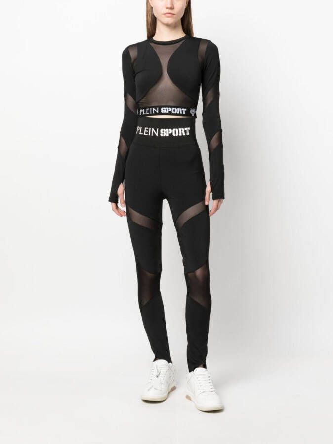 Plein Sport Top met uitgesneden detail Zwart